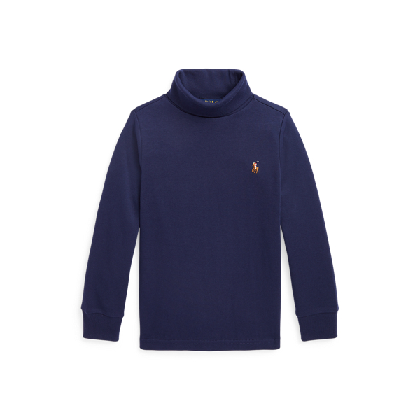Cotton Interlock Turtleneck