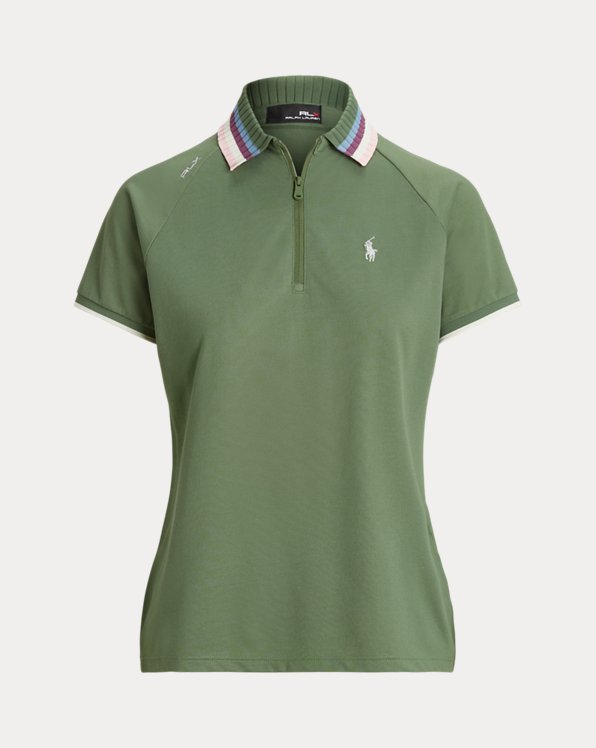 Tailored fit Polo-shirt met kwartrits