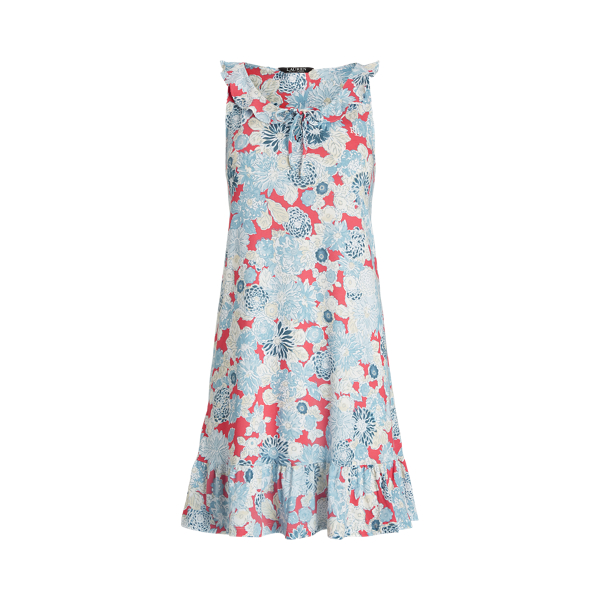 Nuisette en coton mélangé fleuri
