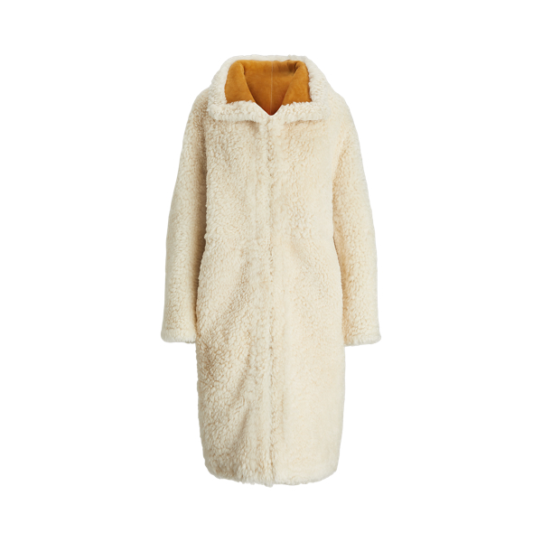 Oversize Reversible Shearling Coat