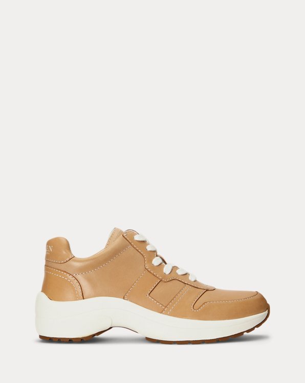 Rylee Burnished Leather Trainer