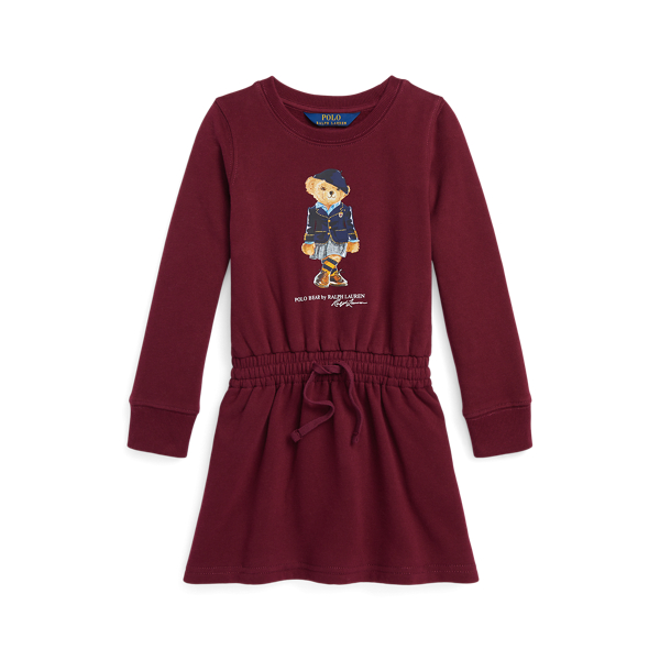 Vestido em polar com Polo Bear