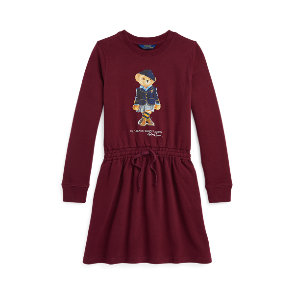 Vestido em polar com Polo Bear