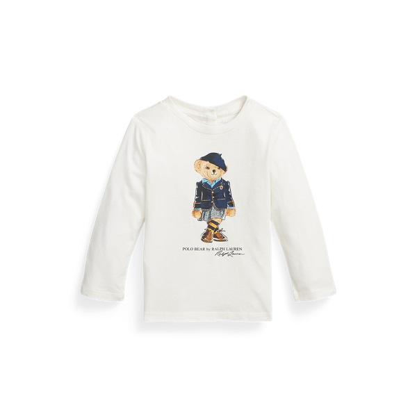 Polo Bear Cotton Long-Sleeve T-shirt