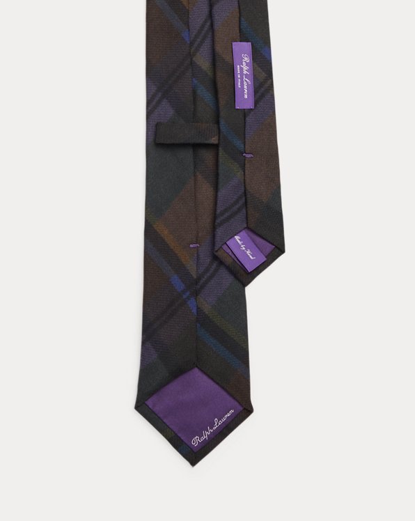 Cravatta scozzese in lanaRalph Lauren Purple Label in Lana da Uomo colore Grigio Uomo Accessori da Cravatte da 