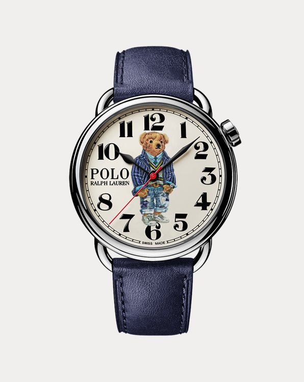 Cricket Polo Bear 42 MM Steel Watch