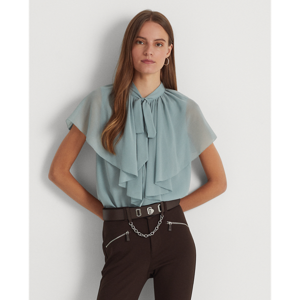 louren drape cape blouse | myglobaltax.com