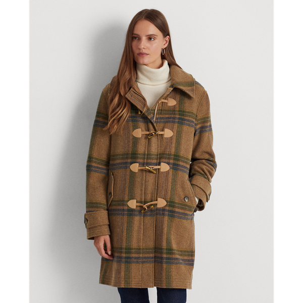 Lauren Plaid Tweed Coat 1