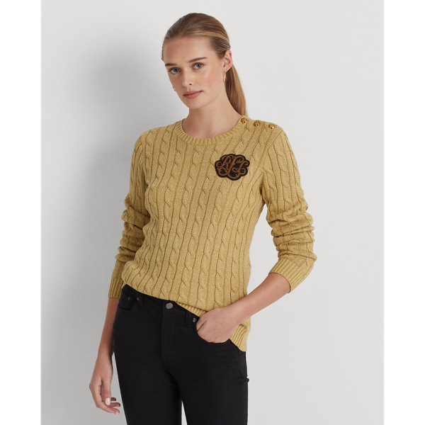 Women's Gold Sweaters, Cardigans, & Turtlenecks | Ralph Lauren
