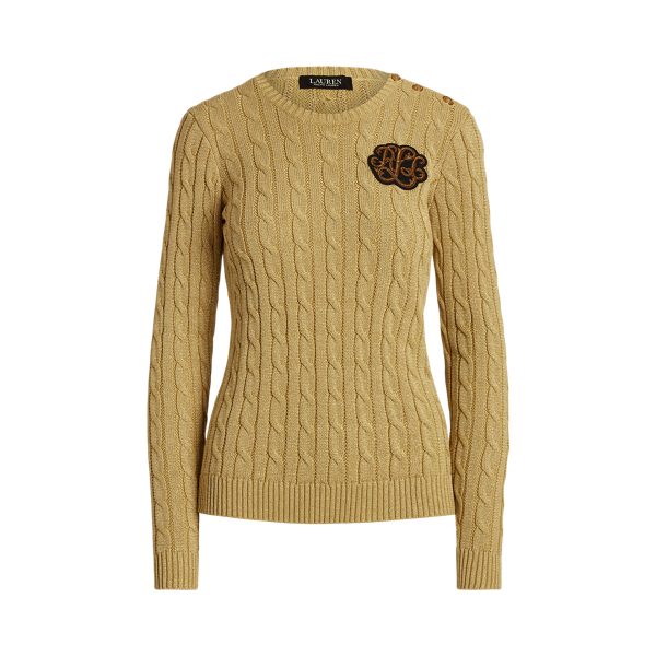 Women's Gold Sweaters, Cardigans, & Turtlenecks | Ralph Lauren