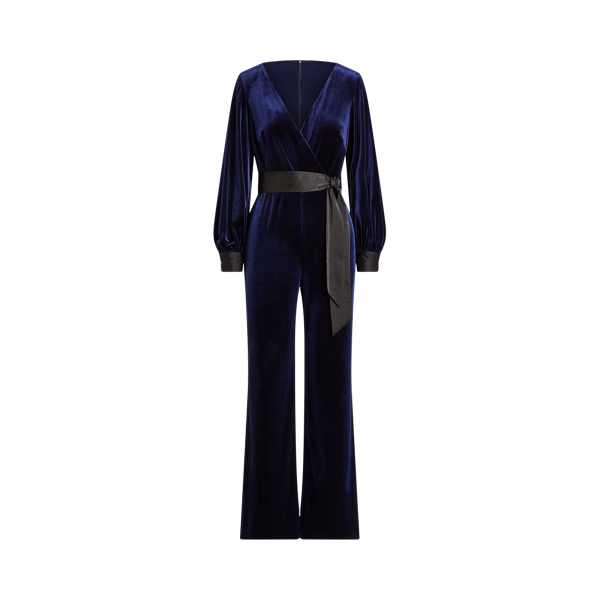 Belted Velvet Jumpsuit for Women | Ralph Lauren® UK