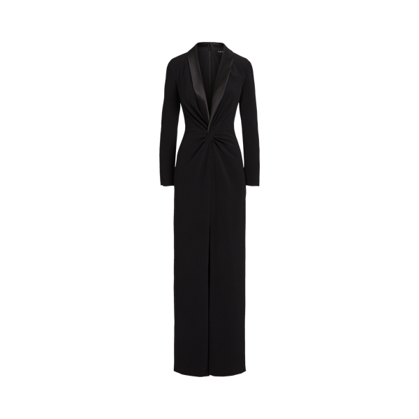 Crepe Long-Sleeve Gown for Women | Ralph Lauren® NL