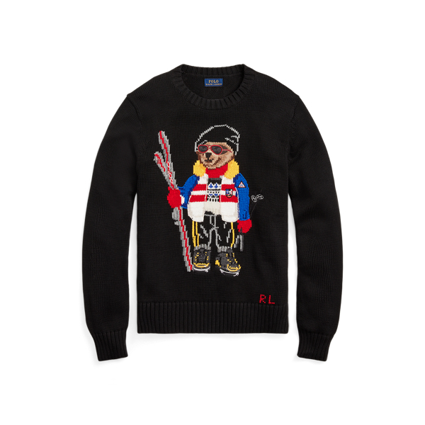 Polo Bear Cotton-Blend Sweater