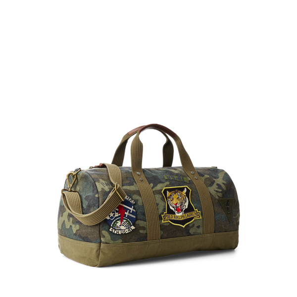 Polo Ralph Lauren Tiger-Patch Camo Canvas Waist Pack - Camo