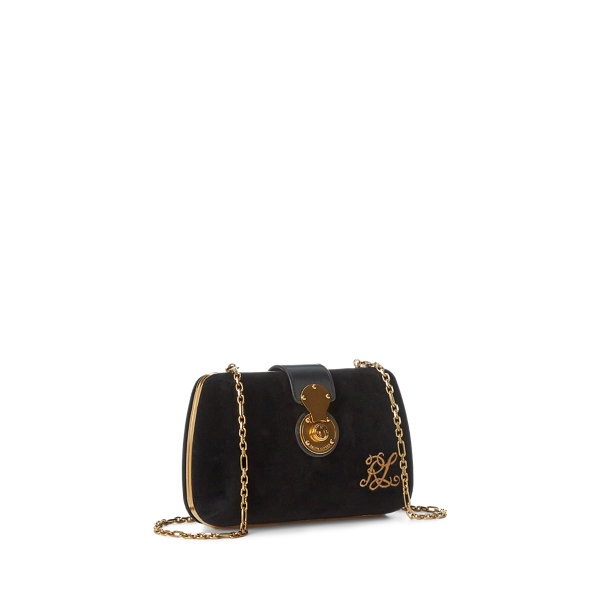 Ralph Lauren Collection Fluwelen Ricky clutch 2