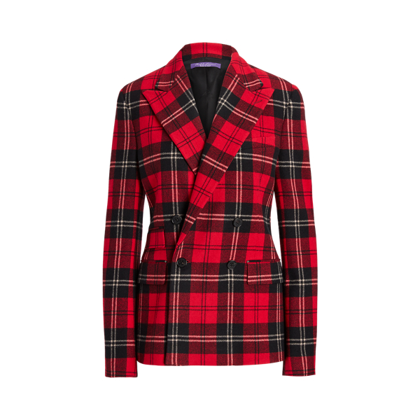 Ralph Lauren Collection Kellin Plaid Wool-Blend Twill Jacket 2