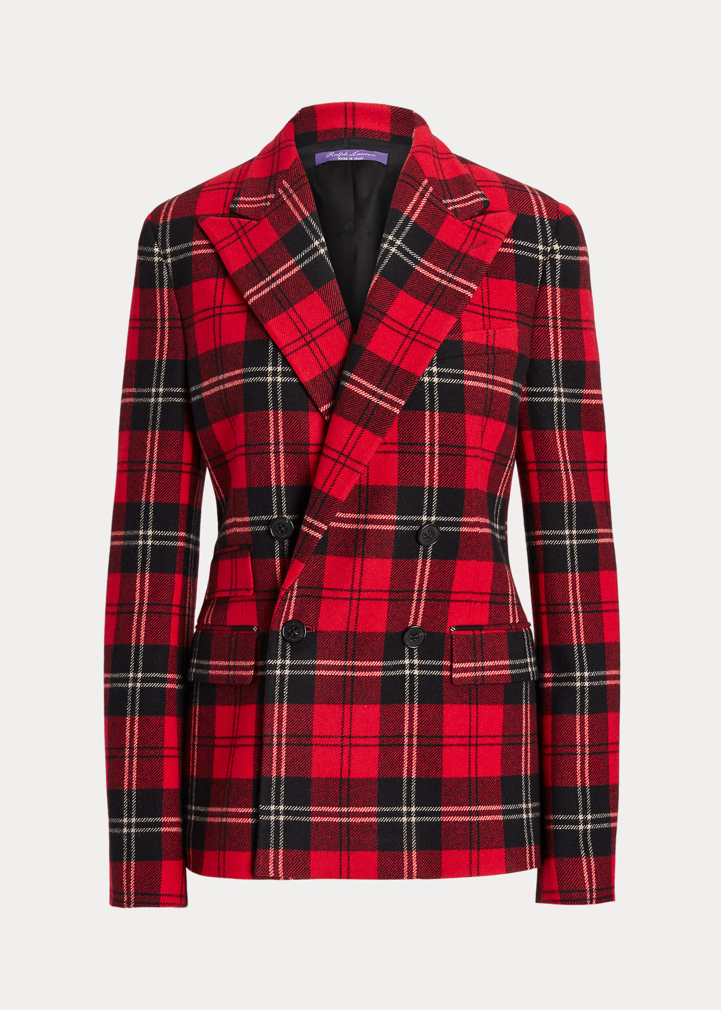 Ralph Lauren Collection Kellin Plaid Wool-Blend Twill Jacket 2
