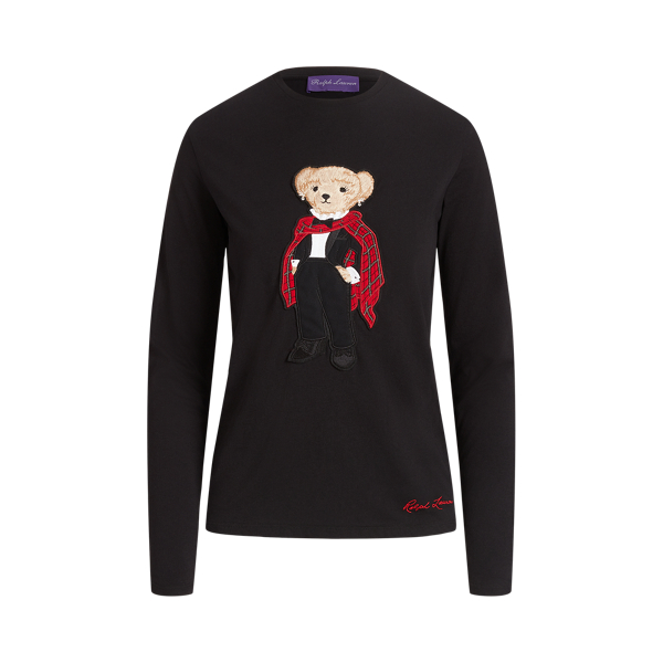 T-shirt Tuxedo Polo Bear à manches longues