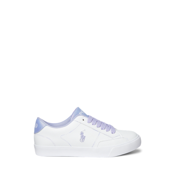 Theron IV Metallic Faux-Leather Trainer