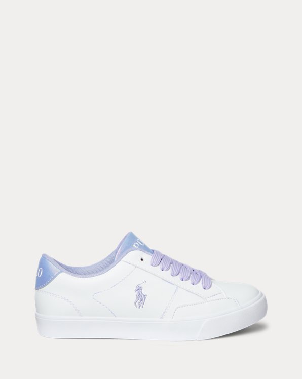 Theron IV Metallic Faux-Leather Trainer