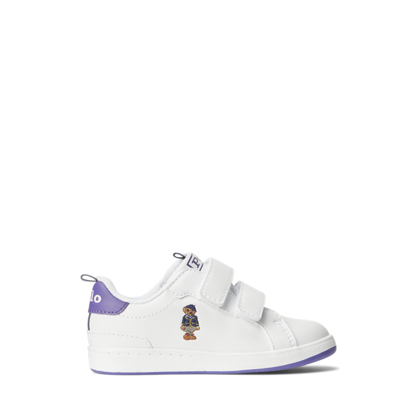 Polo Bear Faux-Leather Court EZ Trainer