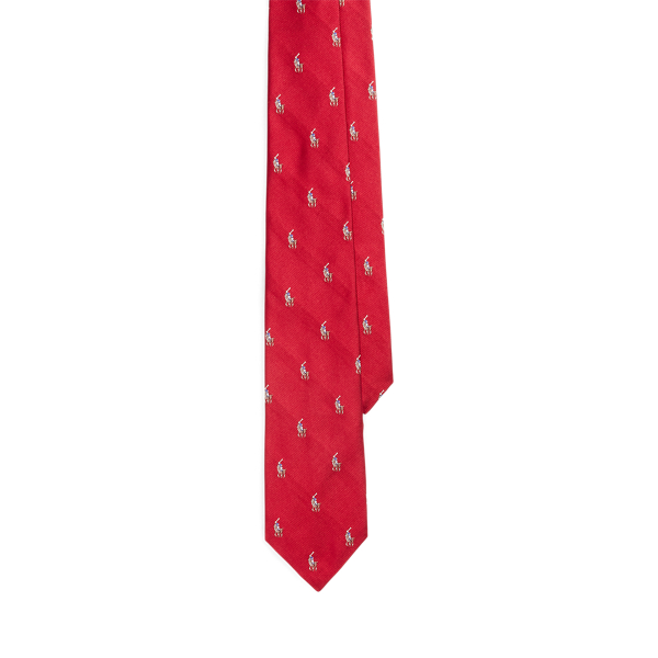 Gravata de seda Pony Polo