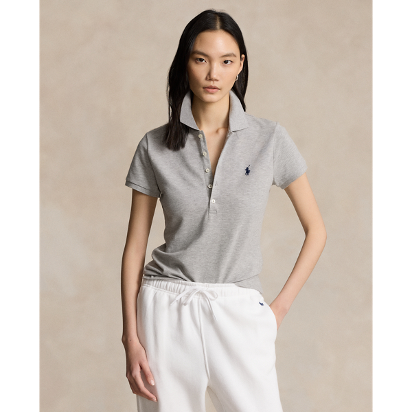 Descubrir 101+ imagen polo ralph lauren women’s slim fit shirt