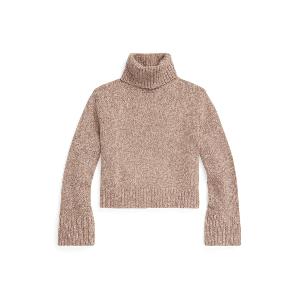 Wool-Cashmere roll neck jumper for Women | Ralph Lauren® IL