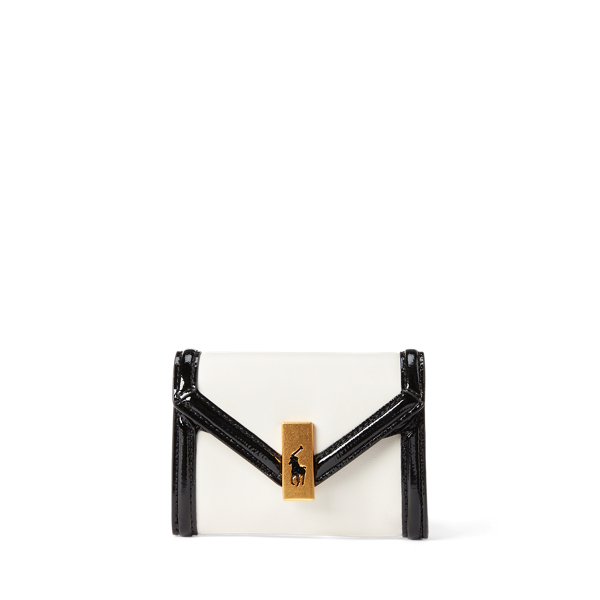 Porte-cartes pliant Polo ID en cuir