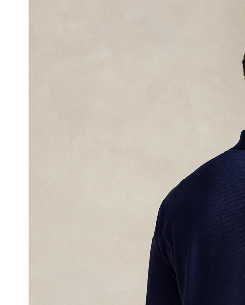 An American style standard since 1972, the Polo shirt has been imitated but never matched. Over the decades,  Ralph Lauren Lauren has reimagined his signature style in a wide array of colours and fits, yet all retain the quality and attention to detail of the iconic original. This long-sleeve Big & Tall version is made from our highly breathable cotton mesh, which offers a textured look and a soft feel.