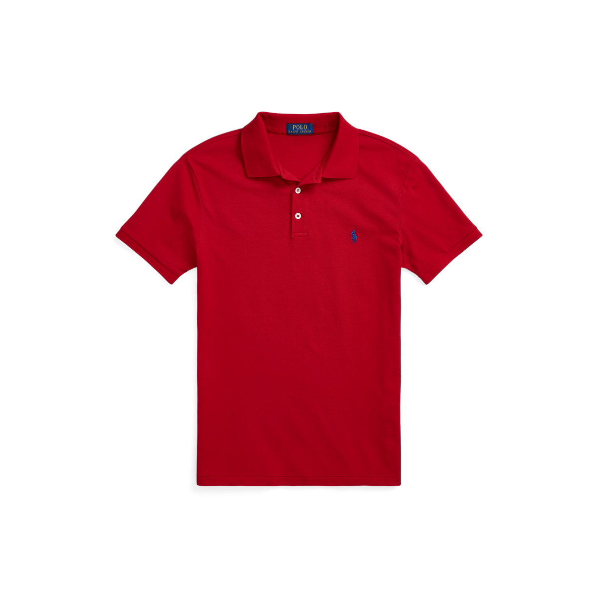 Slim Fit Stretch Mesh Polo Shirt