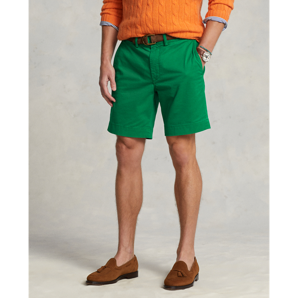 20.3 cm Stretch Straight Fit Chino Short for Men Ralph Lauren® UK