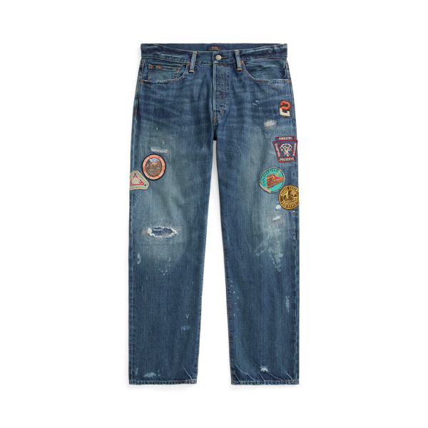 Vintage Classic Fit Distressed Jean