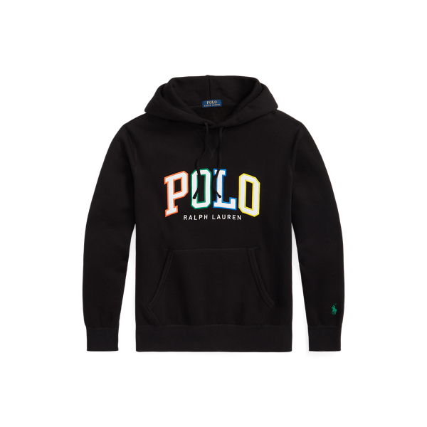 Le sweat à capuche logo RL en molleton