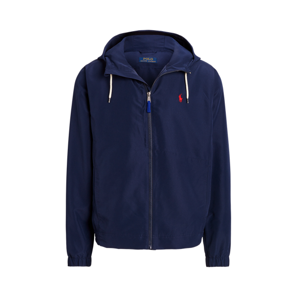 Veste à capuche hydrofuge rangeable
