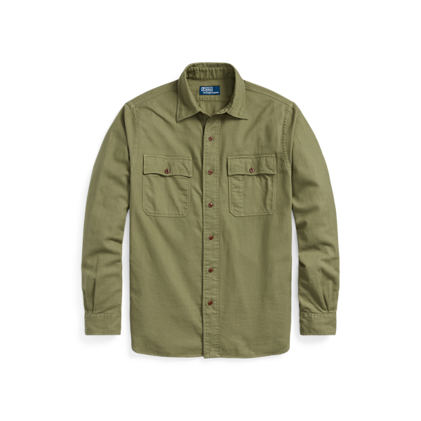 Camisa de sarja Classic-Fit