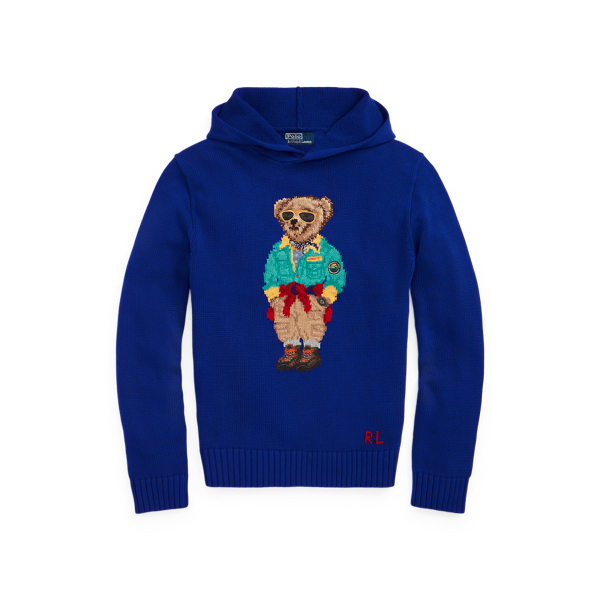 Pull à capuche Polo Bear