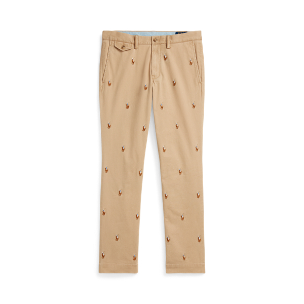 Calças de sarja Polo Pony Slim Fit