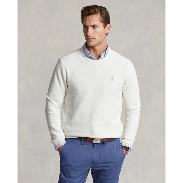 Men's White Sweaters, Cardigans, & Pullovers | Ralph Lauren