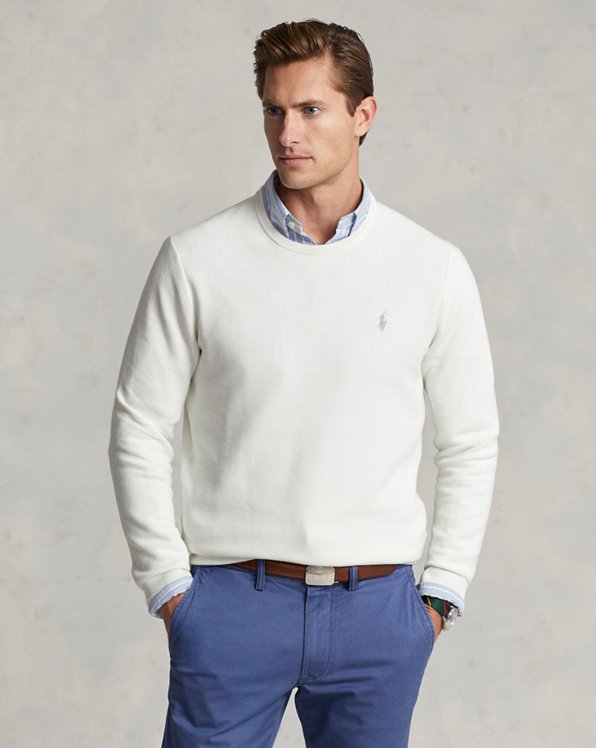 Men's White Sweaters, Cardigans, & Pullovers | Ralph Lauren