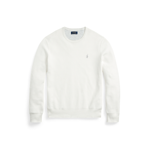 Mesh-Knit Cotton Crewneck Jumper