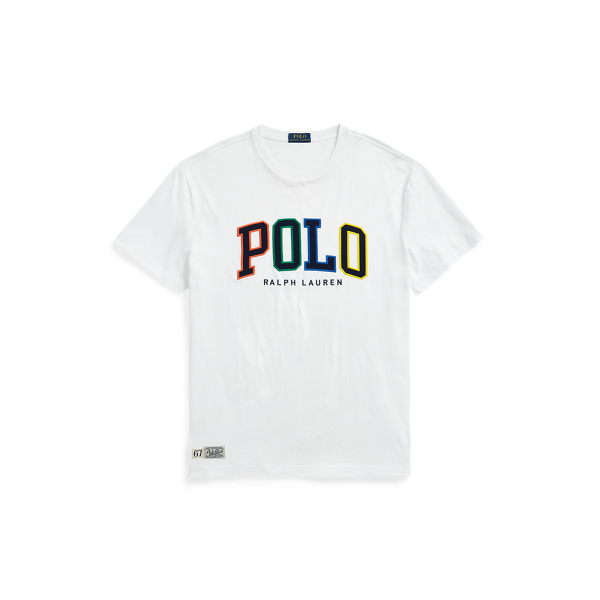 T-shirt de malha Classic Fit e logótipo