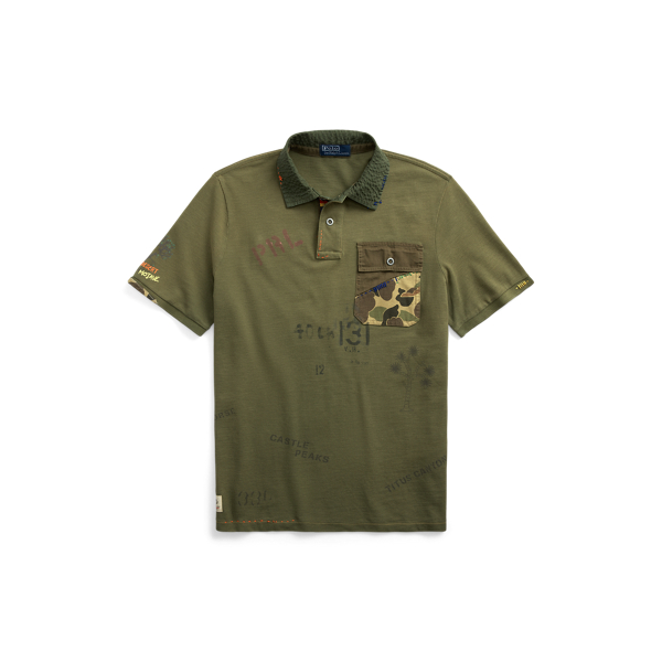 Camisa Polo Classic Fit com grafismo