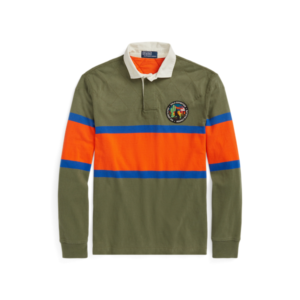 Chemise de rugby en jersey rayé