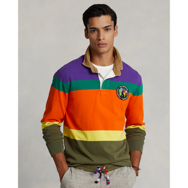 Polo Ralph Lauren Classic Fit Striped Jersey Rugby Shirt 1
