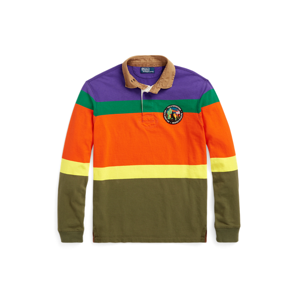 Chemise de rugby en jersey rayé