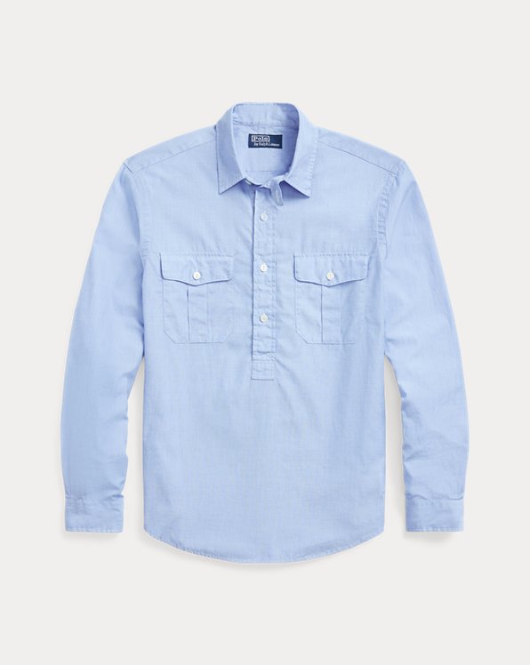 Classic fit end-on-end popover werkshirt
