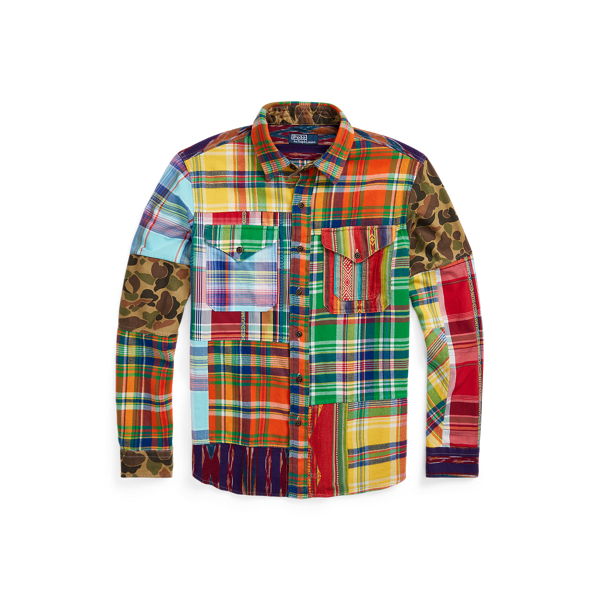 Camisa Classic-Fit em patchwork