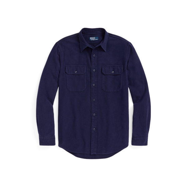 Camisa de trabalho camurça Classic-Fit