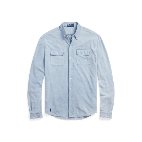 Indigo Knit Chambray Workshirt